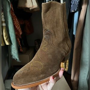 Charlotte Stone Suede Tessie Boot